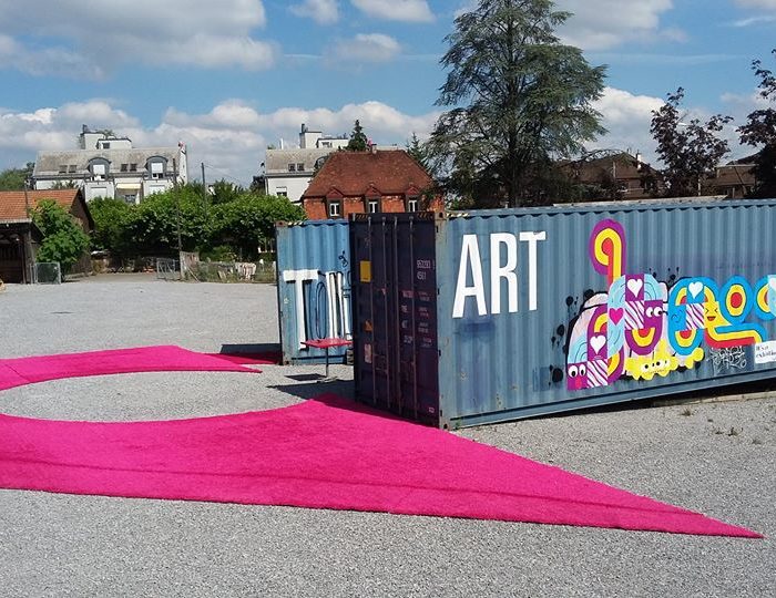 art container in Zürich