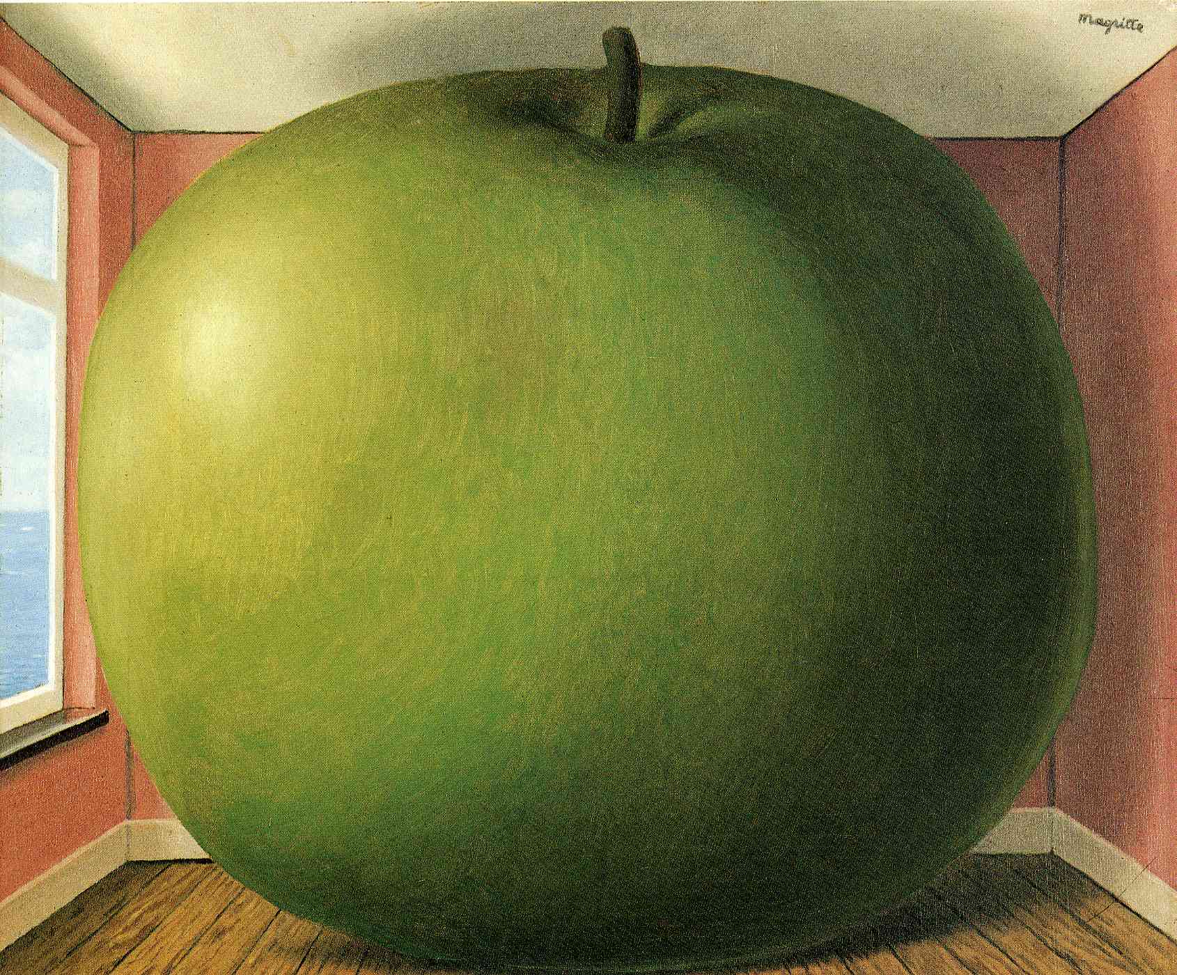 René Magritte Apfel