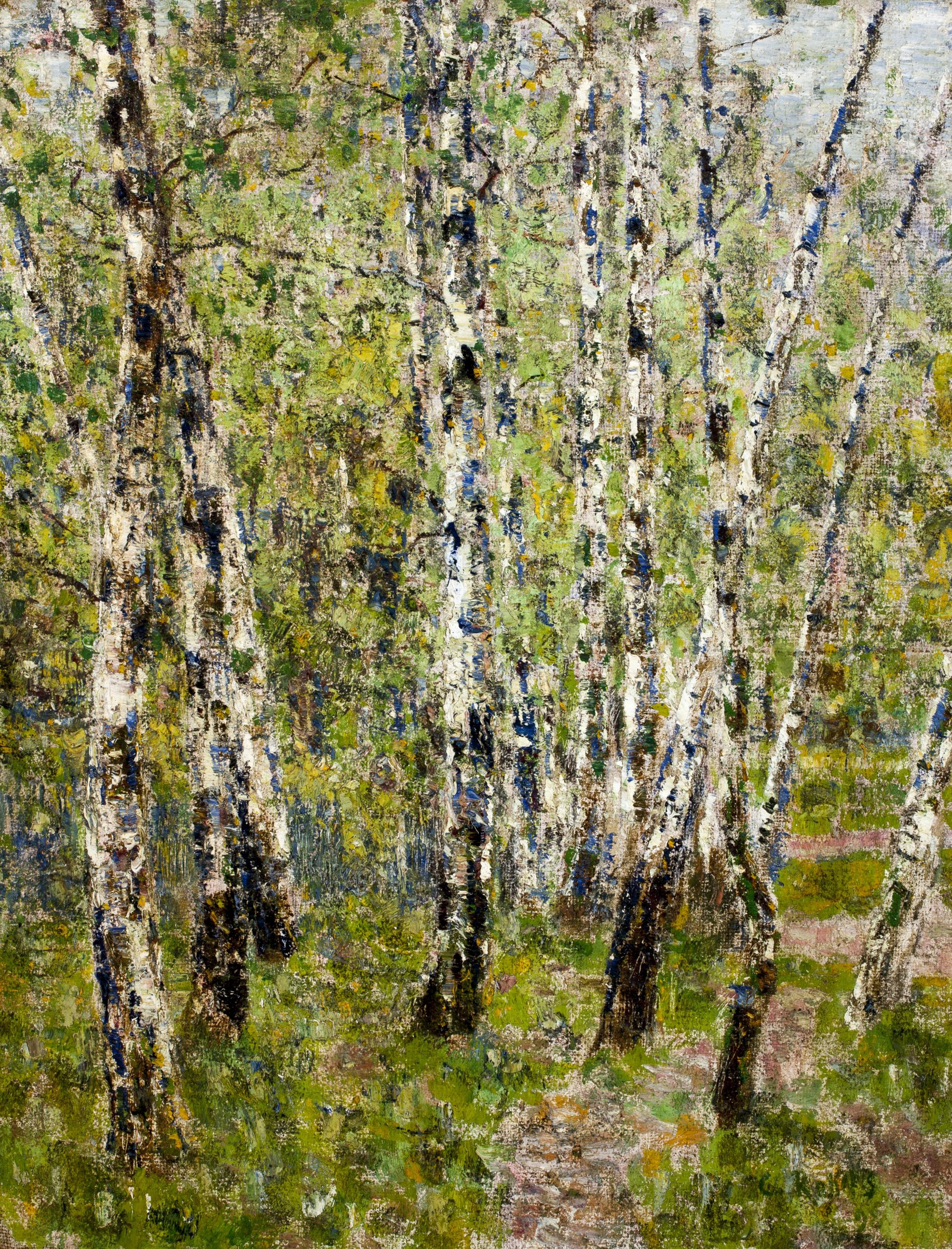 Christian Rohlfs: Birkenwald