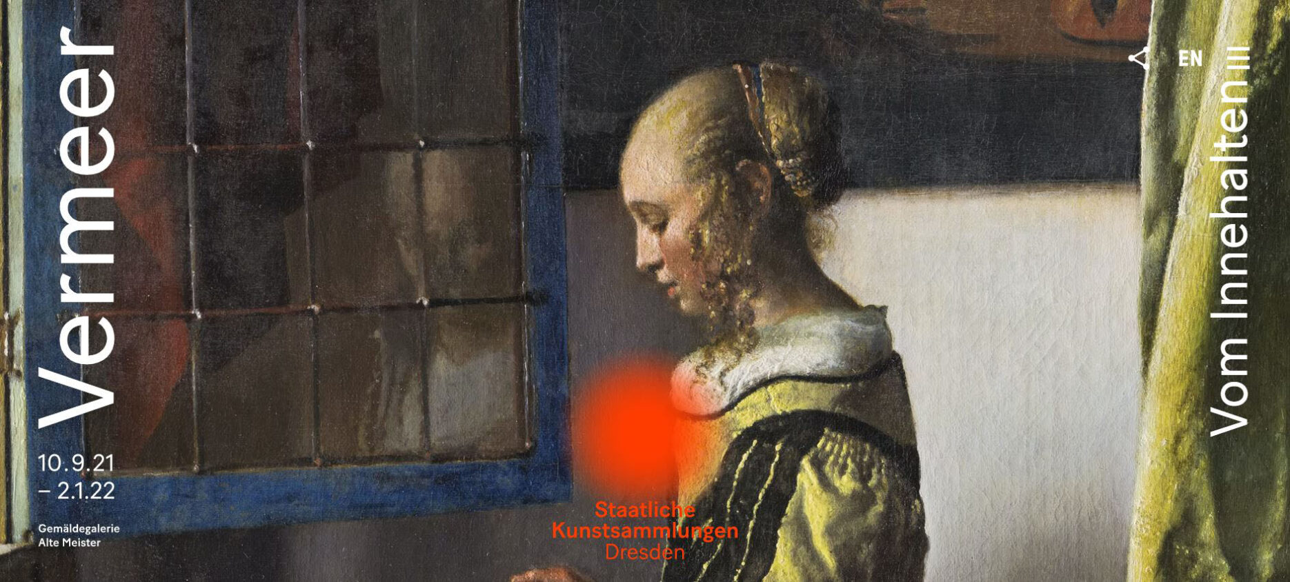 Weborello zur Ausstellung „Johannes Vermeer. Vom Innehalten“